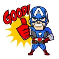 «Marvel» sticker set