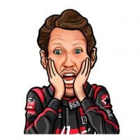 «F1ua» sticker set