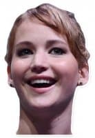 «Jennifer Lawrence» sticker set