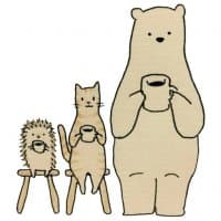 «Hedgehog and friends» sticker set