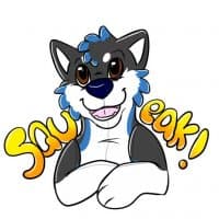 «Treblehusky» sticker set