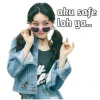 «Chungha by @babycrush» sticker set