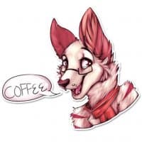 «Ffyrnig the Corgi» sticker set
