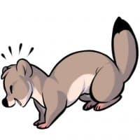 «Stoat» sticker set