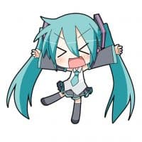 «Hatsune Miku for Liver» sticker set