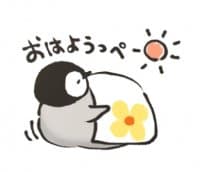 «penguin and cat days» sticker set