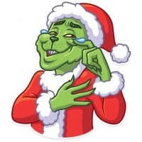 «Grinch» sticker set