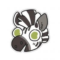 «Mini Zebra» sticker set