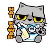 «Baby meow zhua12 @InTheNamaOfMoon» sticker set