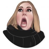 «Adelemoji» sticker set