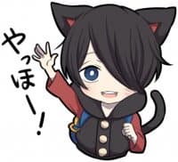 «BLACK KITTEN 2» sticker set