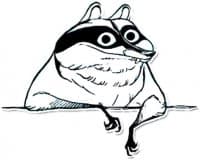 «Coon» sticker set