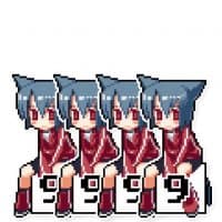 «Rule34-counter» sticker set