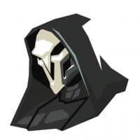 «Overwatch Reaper Spray» sticker set