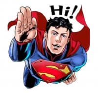 «Superman» sticker set