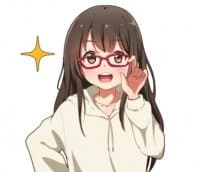 «Parka girls Chinese ver» sticker set
