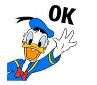 «Donald Duck Animated Stickers» sticker set