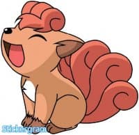 «Vulpix» sticker set