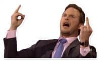 «Chris Pratt» sticker set