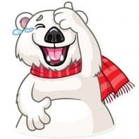 «Ted Frosty» sticker set