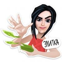 «temnikova» sticker set