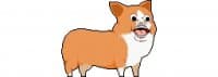 «corgitime» sticker set