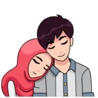 « Couple Hijab ~ by @RoTeY » sticker set