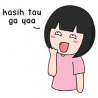 «Anak Aneh» sticker set