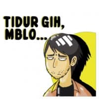 «ddx-jomblo» sticker set