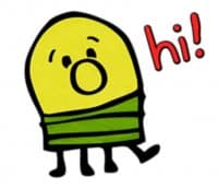 «doodle jump» sticker set