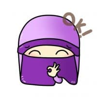 «FaridahAhjummaDailyLife» sticker set