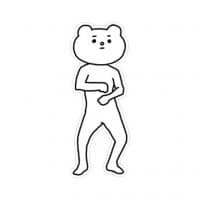 «Betakkuma» sticker set