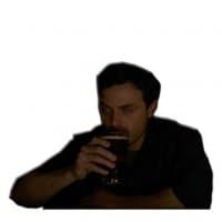 «CaseyAffleck» sticker set