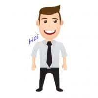 «Businessman» sticker set