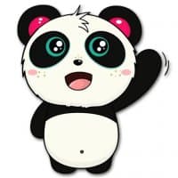«Pandi» sticker set