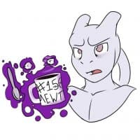 «Mewtwo» sticker set
