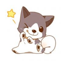 «tibiinu» sticker set