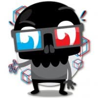 «Skullington» sticker set