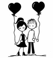 «Romanticos» sticker set