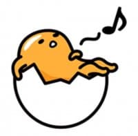 «Gudetama» sticker set