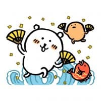«Joke Bear New Year’s Omikuji Stickers» sticker set