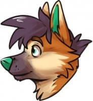 «Caou the Latex Werewolf» sticker set