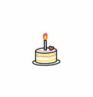 «Happy-birthday-suny» sticker set