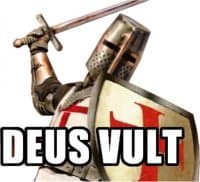 «DEUS VULT» sticker set