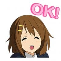 «K-On!» sticker set