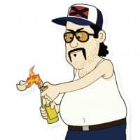 «Brickleberry» sticker set