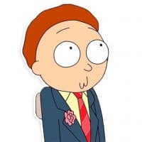 «rickandmorty» sticker set