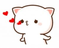 «Mochi Peach Cat @SpoiledRabbits» sticker set