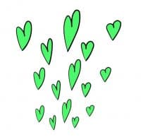 «Greenheart» sticker set