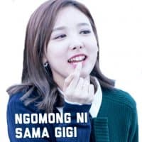 «Uhnayeon» sticker set